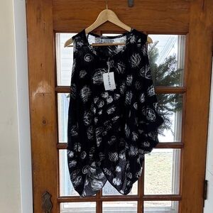Black and White Women's Blouse